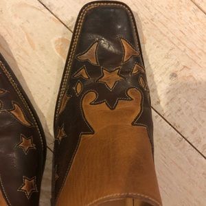 Charlie 1 Horse Western Handcrafted Leather Mules